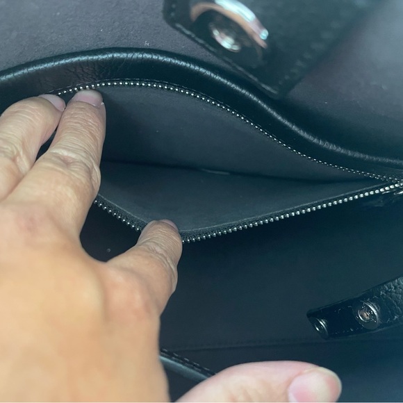 MCM logo bag. Grey logo on sides. Detachable long strap included. Gently worn. - Picture 8 of 9